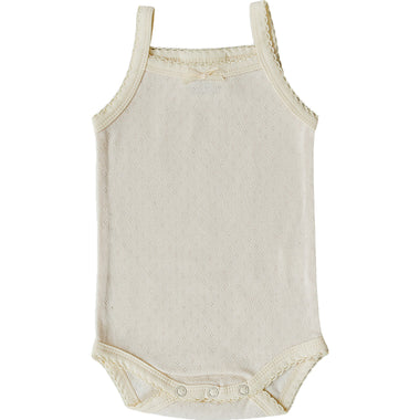 Yellow Pointelle Tank Bodysuit