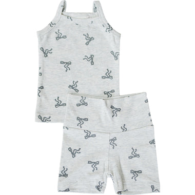 Bow Tank + Biker Short Set