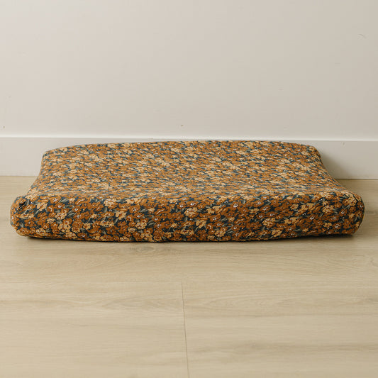Venetian Floral Muslin Changing Pad Cover