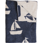 Sailboat Plush Blanket