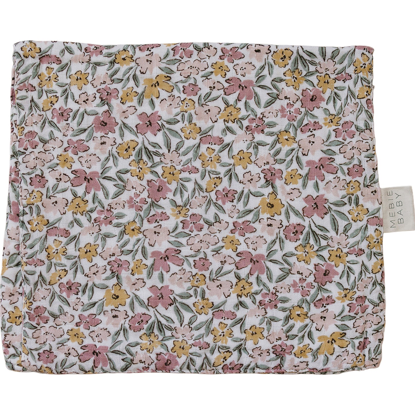 Sunny Petals Muslin Burp Cloth