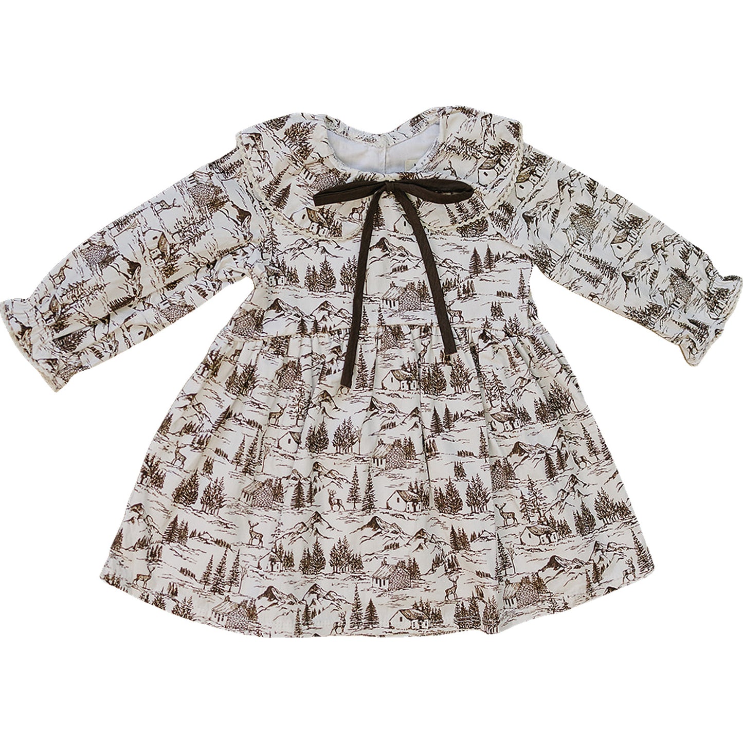 brown toile dress Easy On The Eyes Mocha Brown Toile Dress Shop the Mint