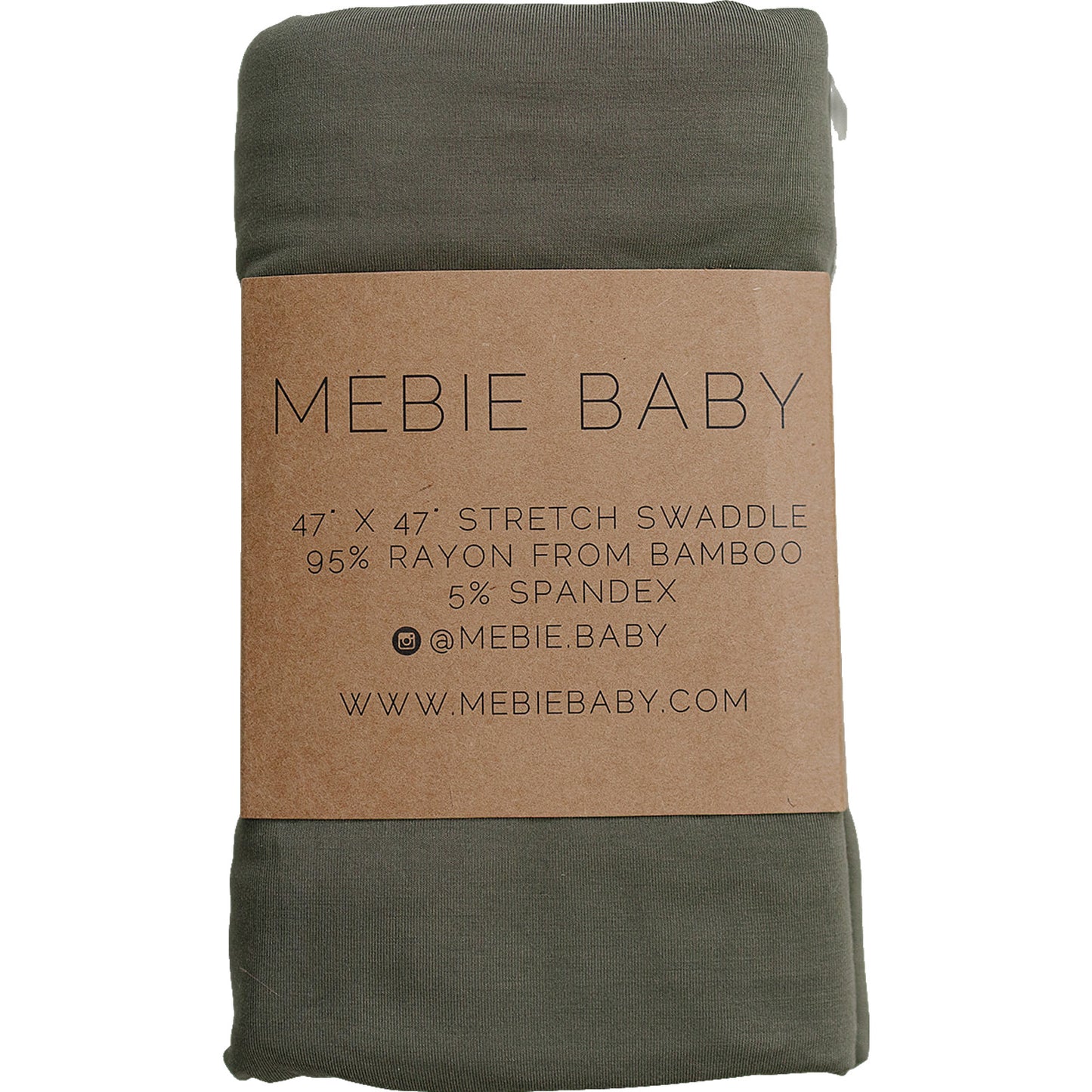 Olive Bamboo Stretch Swaddle