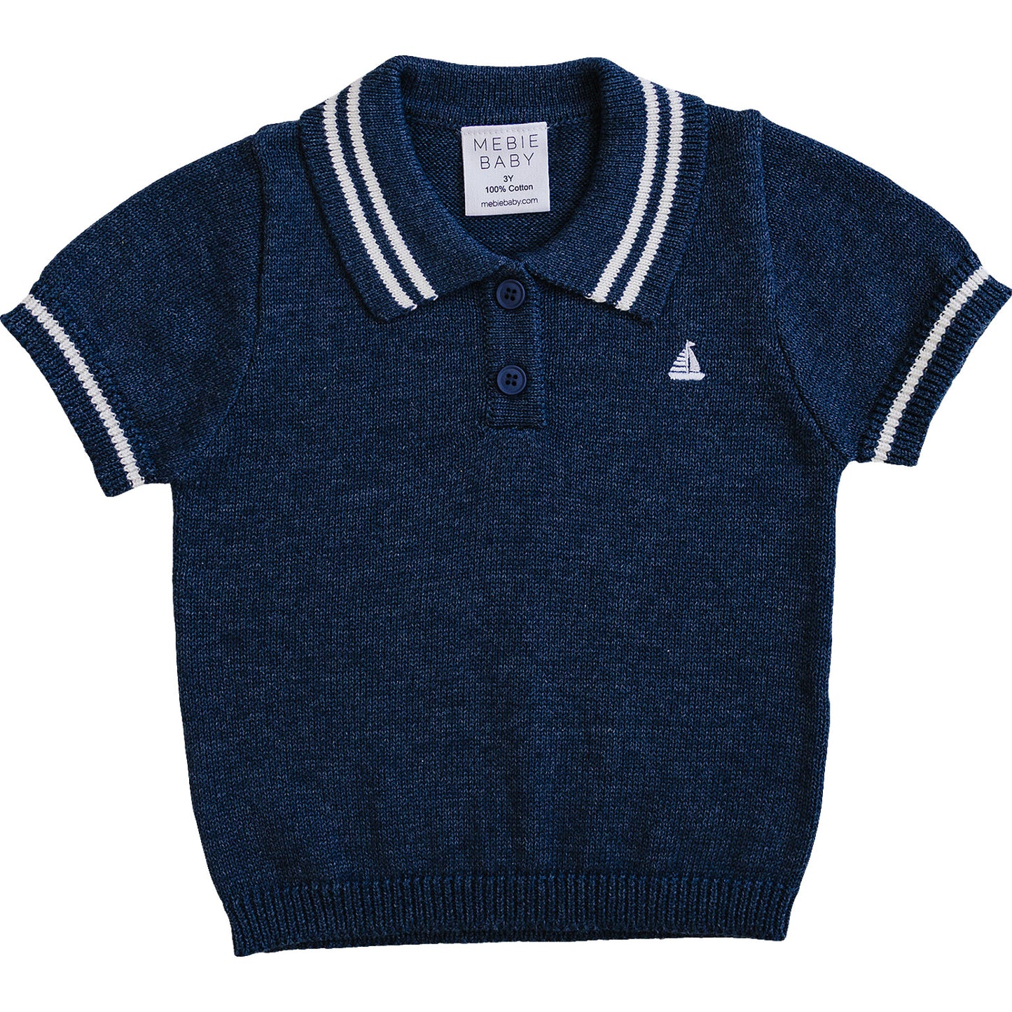 Collared Sailboat Knit Shirt
