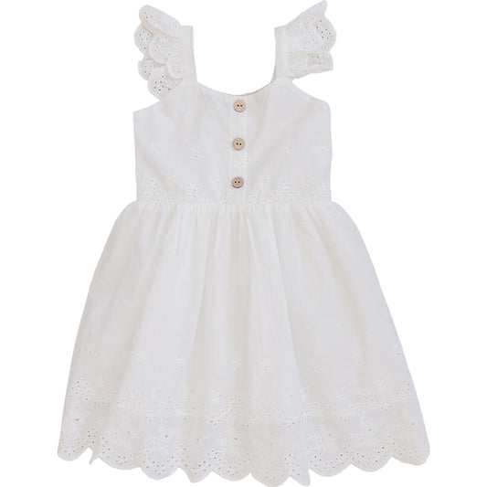 White Eyelet Dress