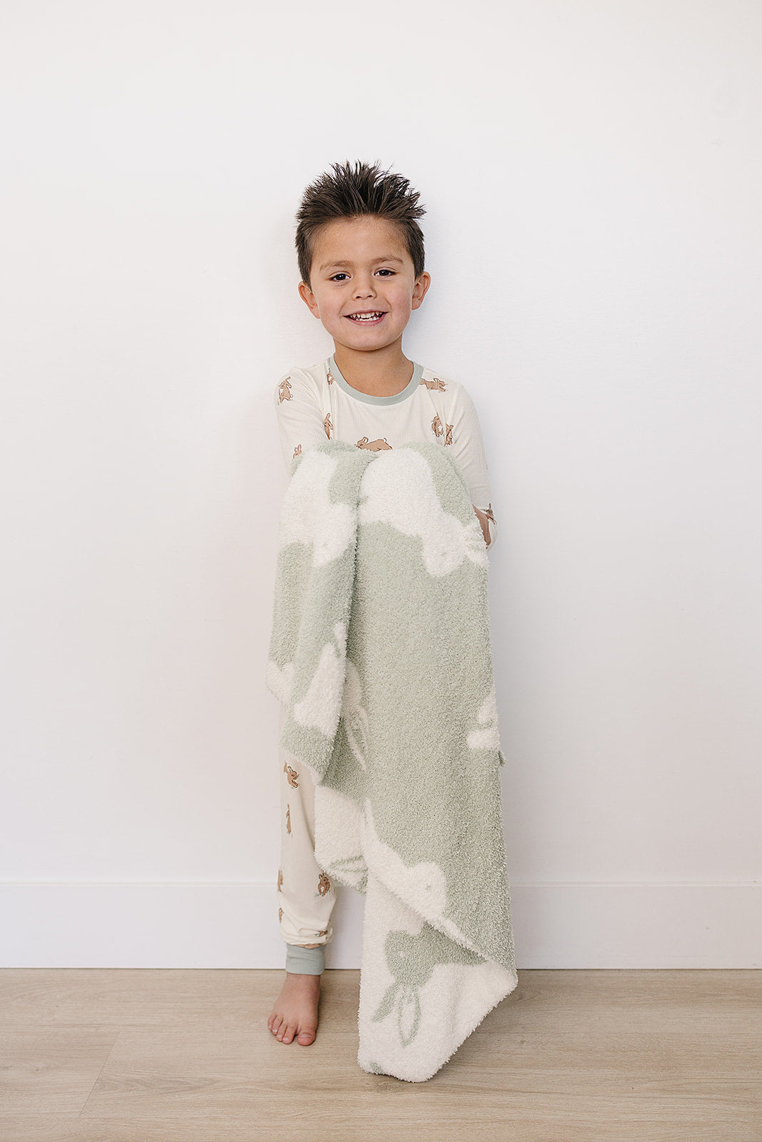 Navy Floral Bamboo Cozy Set for Kids | Sizes 6M-5/6Y – Mebie Baby