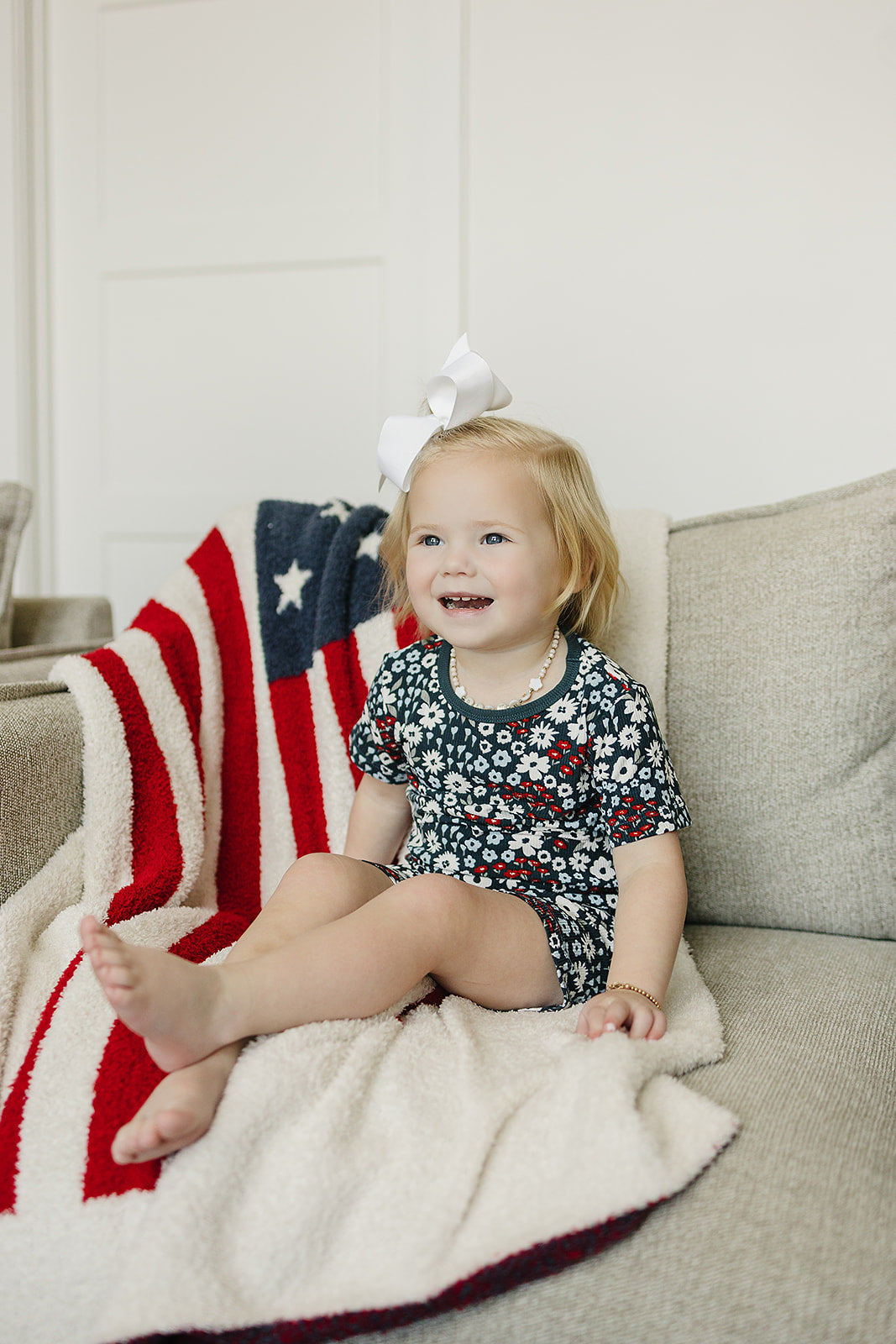 American Flag Plush Blanket