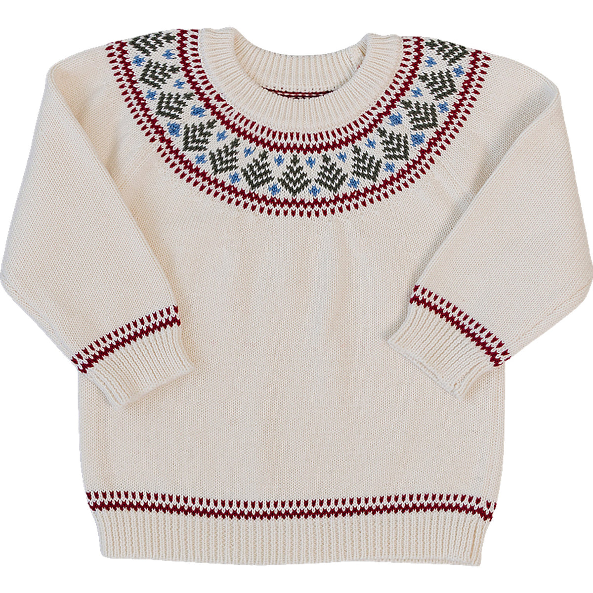 Cream Fair Isle Sweater