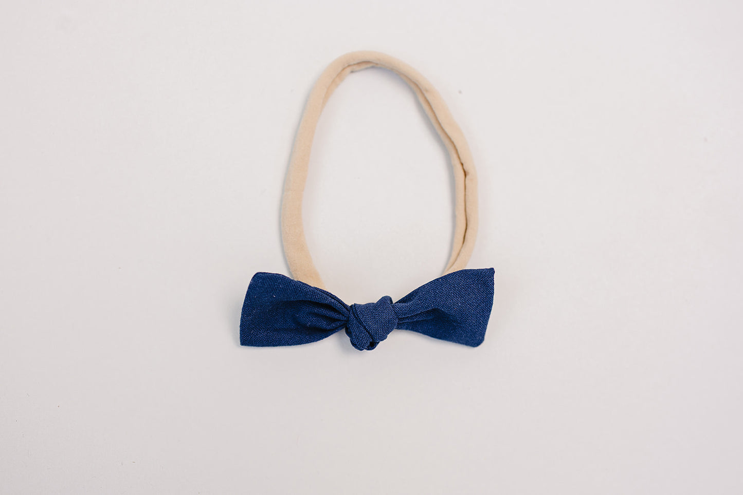Navy Hair Bow