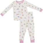 Pink Bunny Ribbed Bamboo Cozy Set