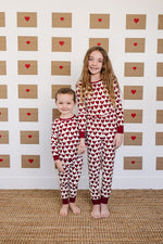 Hearts Ribbed Bamboo Cozy Set