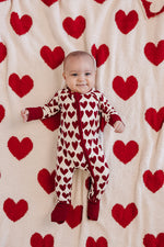 Hearts Plush Blanket