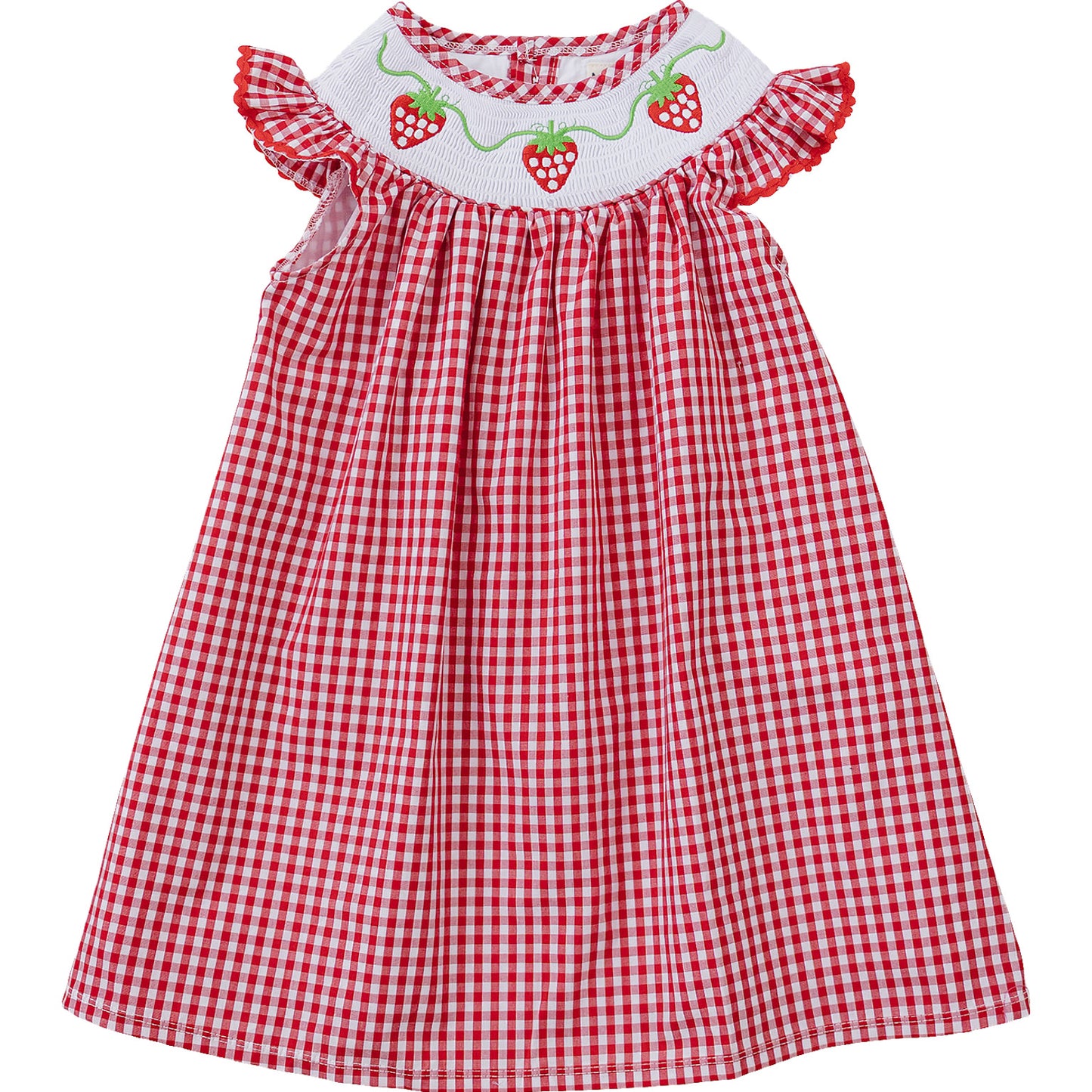 Gingham Strawberry Dress
