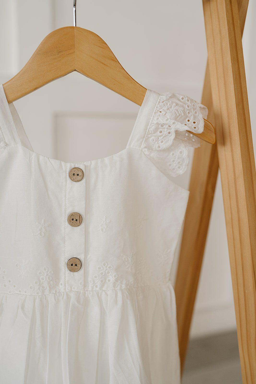 White Eyelet Dress 18M