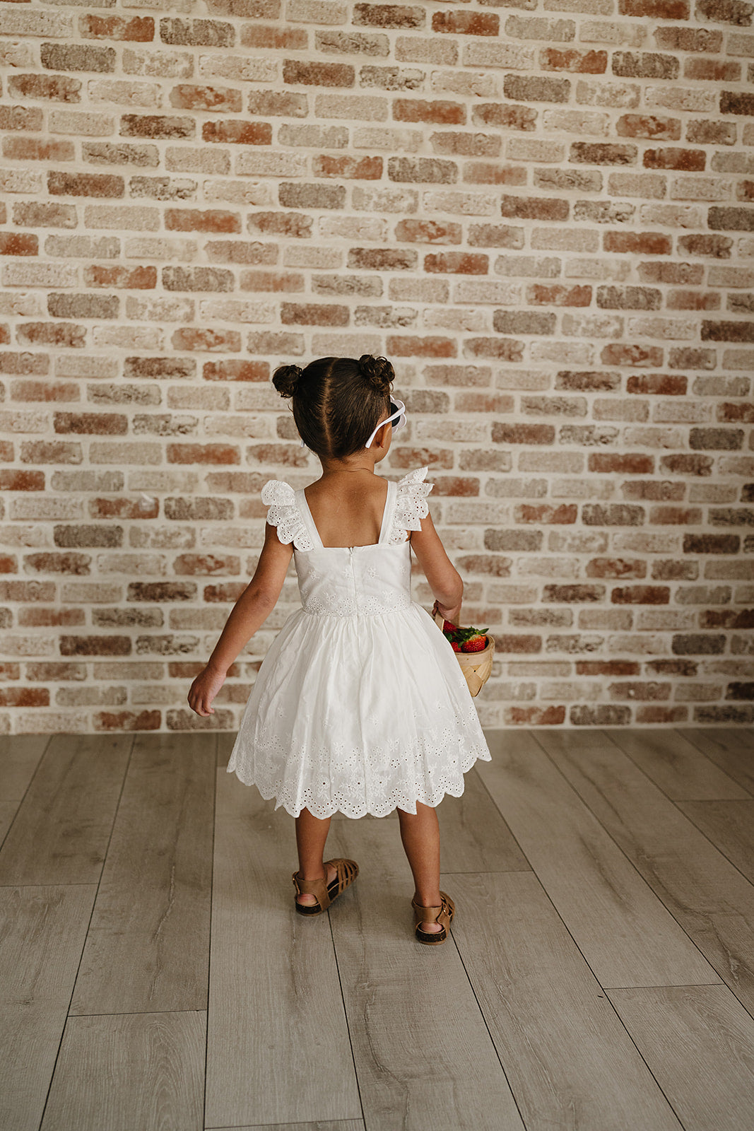 white eyelet dress White Eyelet Dress 18M