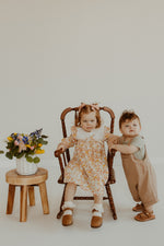 Dusty Blue Cotton Ribbed Bodysuit
