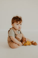 Dusty Blue Cotton Ribbed Bodysuit