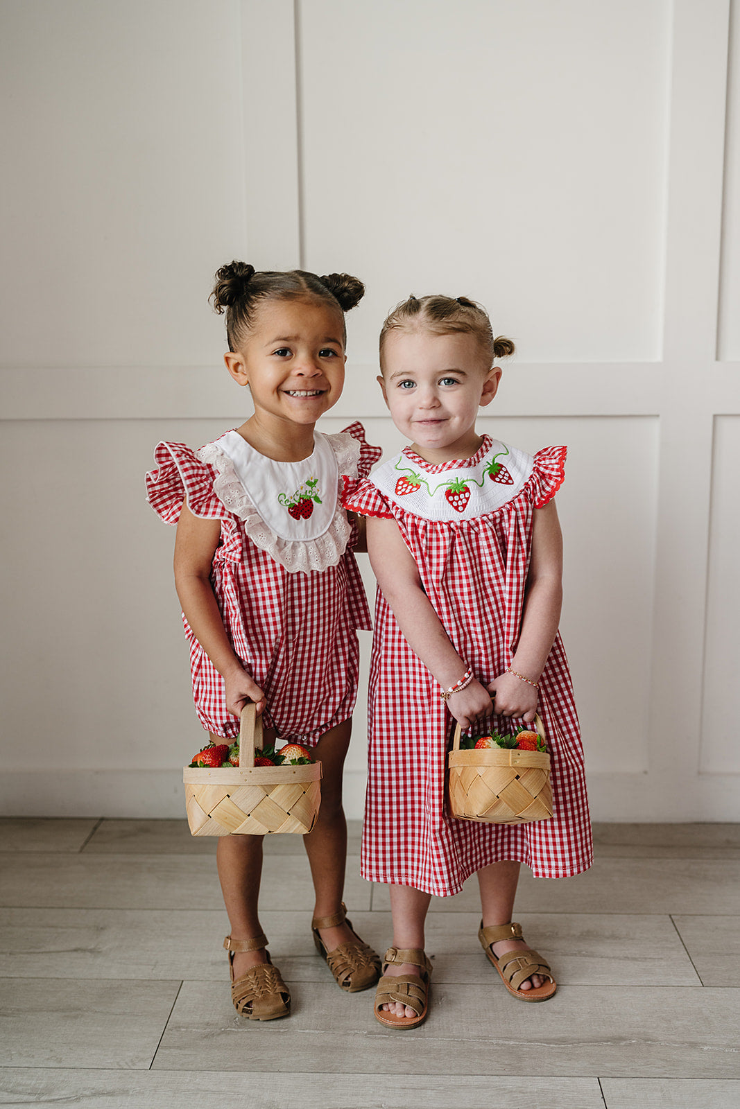 Gingham Strawberry Dress