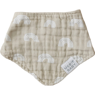 Sand Rainbow Muslin Bib