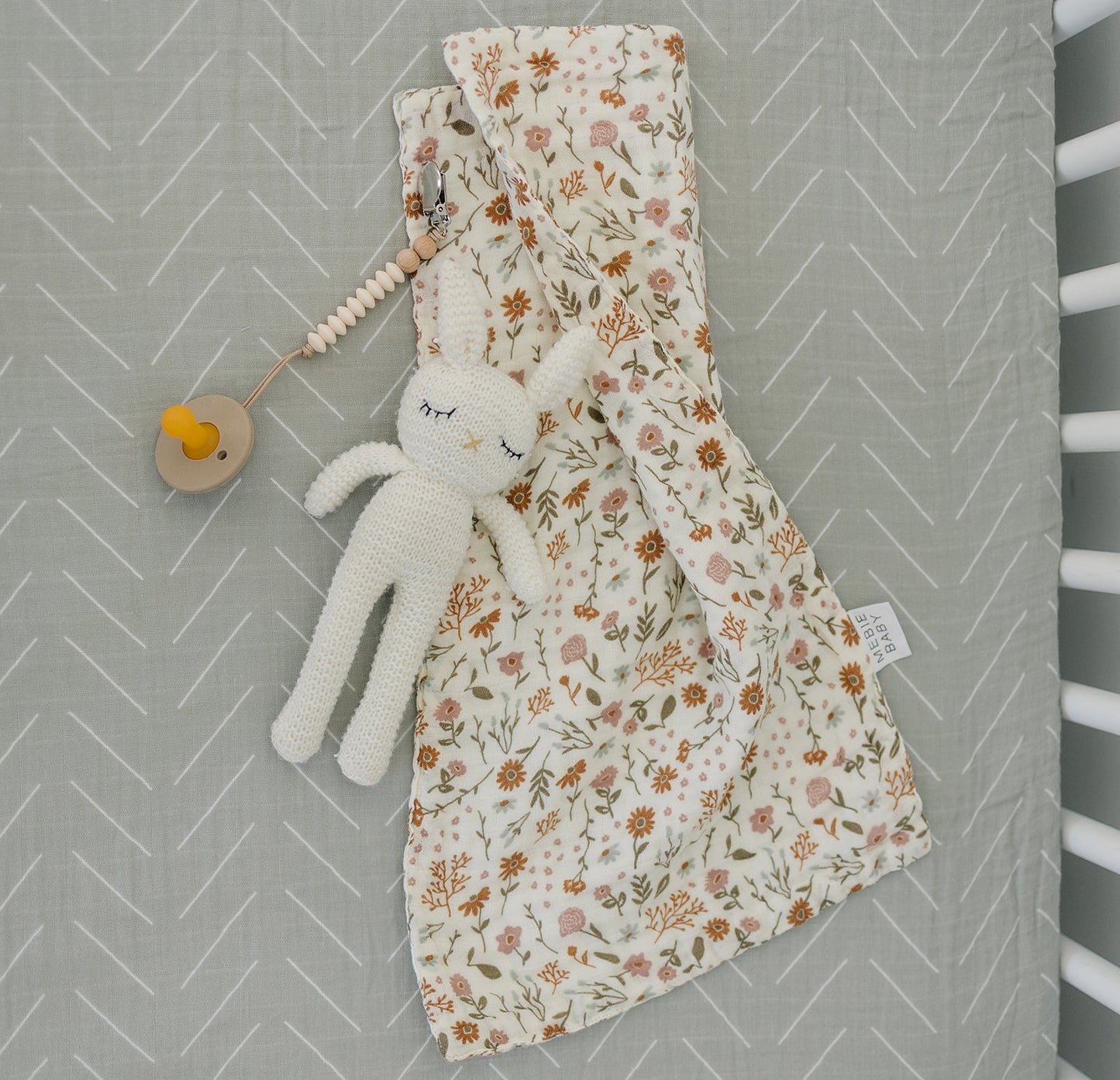 Meadow Floral Muslin Burp Cloth