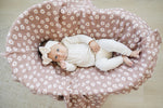 Mebie Baby Gender Neutral Infant Muslin quilt its 100% cotton. Looks great in any nursery. 