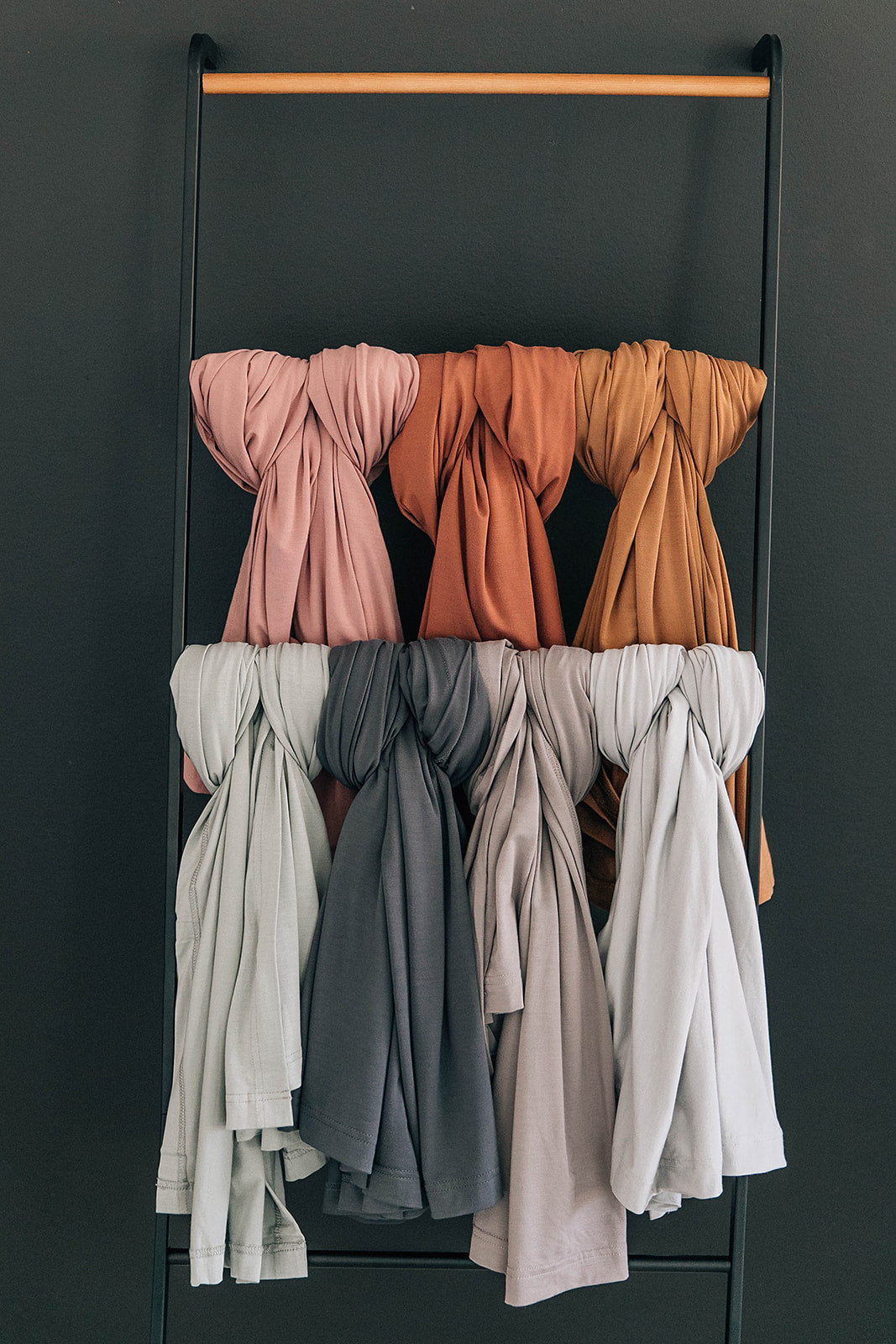 Mebie Baby Rust Stretch Swaddle. Mebie Baby Bamboo Stretch Swaddle. Gender Neutral for take home outfits and swaddling newborns. 