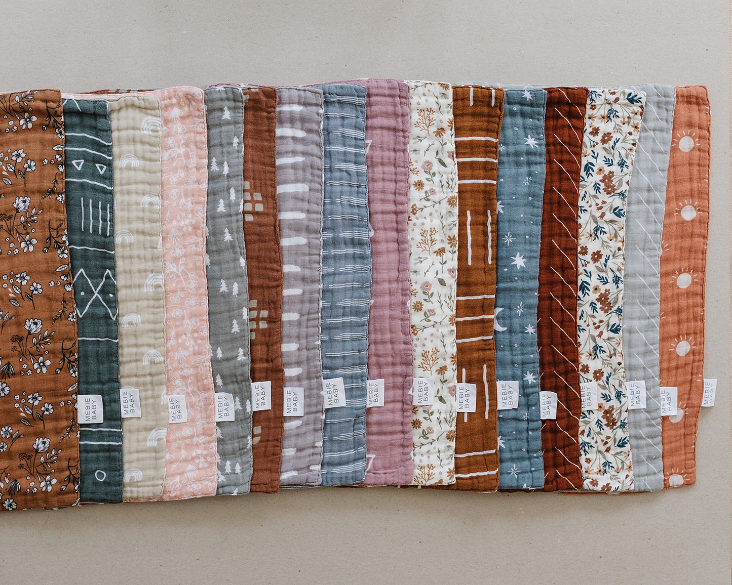 Wildflower Burp Cloth