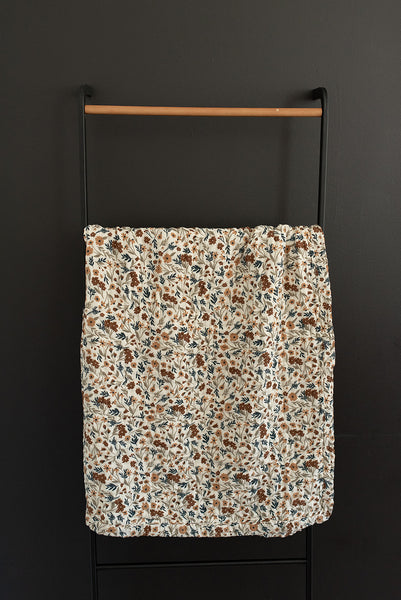 Mebie Baby Harvest Floral Muslin Quilt