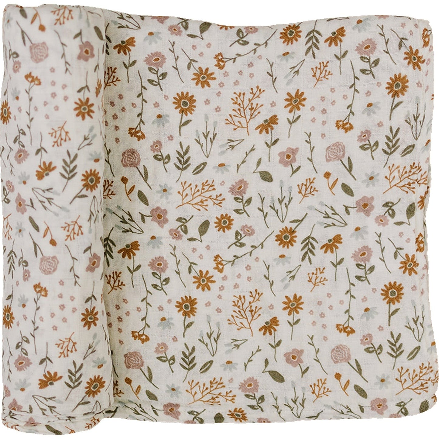 Mebie Baby Meadow Floral Muslin Swaddle Blanket