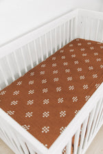 Mebie Baby Chestnut Textiles Muslin Crib Sheet