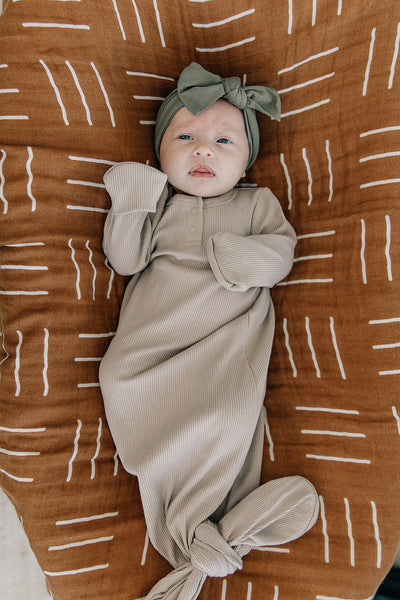 Knotted nightgown baby 2025